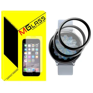 محافظ صفحه نمایش نانو ام‌گلس مدل GLS_Pmma مناسب برای ساعت هوشمند سامسونگ Galaxy Watch Active 2 44mm بسته دو عددی