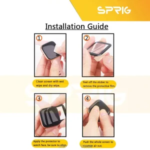 محافظ صفحه نمایش نانو اسپریگ مدل Pmma-SPG مناسب برای ساعت هوشمند ایمیکی SF1 / SF1E بسته سه عددی