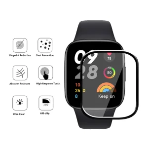 محافظ صفحه نمایش وایت ولف مدل W-3PWM مناسب برای ساعت هوشمند شیائومی Watch 3 Active بسته 3 عددی
