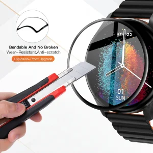 محافظ صفحه نمایش بادیگارد مدل PMMA مناسب برای ساعت هوشمند شیائومی imilab W13 بسته 3 عددی