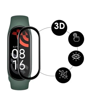 محافظ صفحه نمایش وایت ولف مدل W-PWM3 مناسب برای ساعت هوشمند شیائومی Mi Band 9 بسته 3 عددی