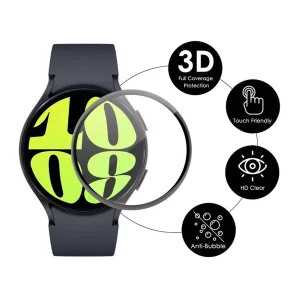 محافظ صفحه نمایش کروکودیل مدل PMMA مناسب برای ساعت هوشمند سامسونگ Galaxy Watch 6 44 mm بسته 3 عددی