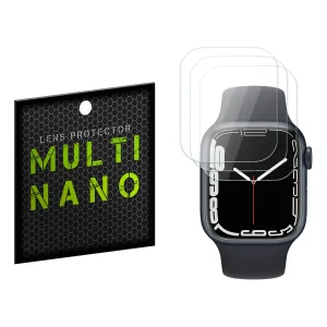 محافظ صفحه نمایش مولتی نانو مدل X-S3T مناسب برای ساعت هوشمند اپل Watch Series 7 45mm بسته سه عددی