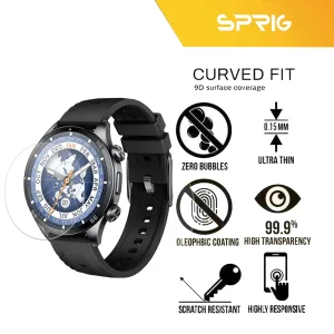 محافظ صفحه نمایش شیشه ای اسپریگ مدل SPG مناسب برای ساعت هوشمند گلوریمی GX SPORT