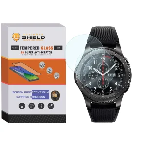 محافظ صفحه نمایش شیشه ای آلتیمیت شیلد مدل SH-UL مناسب برای ساعت هوشمند سامسونگ Galaxy Gear S3 بسته دو عددی