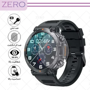 محافظ صفحه نمایش شیشه‌ای زیرو مدل SH-ZR مناسب برای ساعت هوشمند هپی تاچ K56 / K56 Pro / K56 Ultra