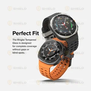 محافظ صفحه نمایش شیشه‌ای آلتیمیت شیلد مدل Glass-UL مناسب برای ساعت هوشمند سامسونگ Galaxy Watch 7 Ultra 47mm بسته سه عددی