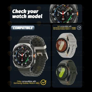 محافظ صفحه نمایش شیشه‌ای آلتیمیت شیلد مدل Glass-UL مناسب برای ساعت هوشمند سامسونگ Galaxy Watch 7 Ultra 47mm بسته سه عددی