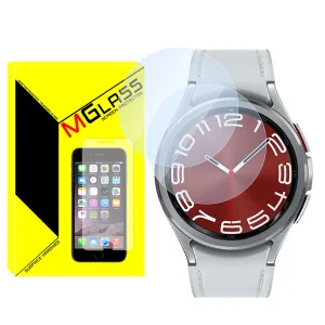 محافظ صفحه نمایش شیشه‌ای ام‌گلس مدل SH-MG مناسب برای ساعت هوشمند سامسونگ Galaxy watch 6 Classic 47mm بسته دو عددی