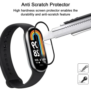 محافظ صفحه نمایش ام‌گلس مدل GLS_Pmma مناسب برای ساعت هوشمند شیائومی Mi Band 5 12mm بسته دو عددی