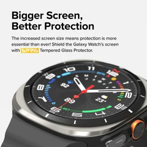 محافظ صفحه نمایش اسپریگ مدل SH-SPG مناسب برای ساعت هوشمند سامسونگ Galaxy Watch Ultra2 47mm مجموعه 3 عددی