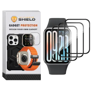 محافظ صفحه نمایش آلتیمیت شیلد مدل Nano Pmma مناسب برای ساعت هوشمند شیائومی Smart Band 9 Pro بسته سه عددی