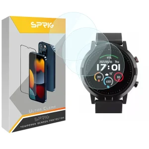 محافظ صفحه نمایش شیشه ای اسپریگ مدل SPG مناسب برای ساعت هوشمند شیائومی Haylou LS05S بسته سه عددی