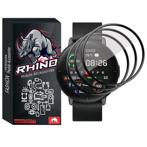 محافظ صفحه نمایش راینو مدل PMMA مناسب برای ساعت هوشمند میبرو لایت بسته 3 عددی