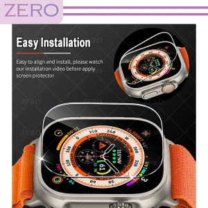 محافظ صفحه نمایش شیشه‌ای زیرو مدل SH-ZR مناسب برای ساعت هوشمند الترا T1000 Ultra 49mm بسته سه عددی