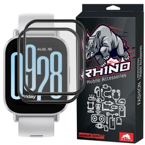 محافظ صفحه نمایش راینو مدل PMMA مناسب برای ساعت هوشمند شیائومی Redmi Watch 5 Active بسته 2 عددی