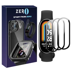 محافظ صفحه نمایش نانو زیرو مدل Pmma-ZR مناسب برای ساعت هوشمند شیائومی Mi Band 10 بسته سه عددی