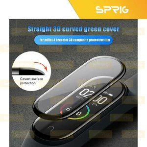 محافظ صفحه نمایش اسپریگ مدل Pmma-SPG مناسب برای ساعت هوشمند شیائومی Mi band 9 بسته سه عددی