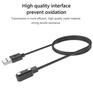 کابل شارژ کروکودیل مدل C-CH مناسب برای ساعت هوشمند K59 Pro / K56 Pro / K59 Pro Ultra / K59 Pro Ultra