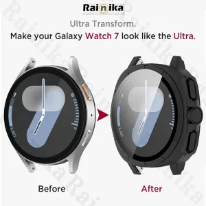 مبدل و محافظ کیس رینیکا مدل SHINE 7Ultra مناسب برای ساعت هوشمند سامسونگ Galaxy Watch 7 44mm