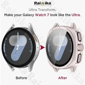 مبدل و محافظ کیس رینیکا مدل SHINE 7Ultra مناسب برای ساعت هوشمند سامسونگ Galaxy Watch 7 44mm