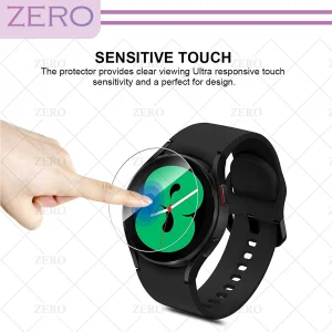 محافظ صفحه نمایش شیشه‌ای زیرو مدل SH-ZR مناسب برای ساعت هوشمند سامسونگ Galaxy watch 6 Classic 47mm بسته سه عددی