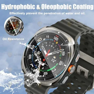 محافظ صفحه نمایش شیشه‌ای آلتیمیت شیلد مدل Glass-UL مناسب برای ساعت هوشمند سامسونگ Galaxy Watch 7 Ultra 47mm بسته دو عددی