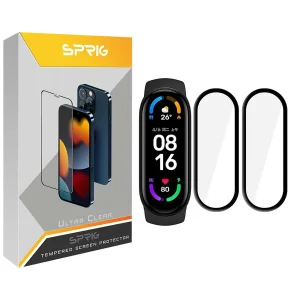 محافظ صفحه نمایش نانو اسپریگ مدل SPG مناسب برای ساعت هوشمند شیائومی Mi Band 5 بسته دو عددی