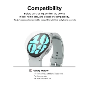 محافظ صفحه نمایش شیشه ای بادیگارد مدل GW مناسب برای ساعت هوشمند سامسونگ Galaxy Watch 6 40mm