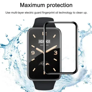 محافظ صفحه نمایش نانو ام‌گلس مدل GLS-Pmma مناسب برای ساعت هوشمند شیائومی Mi Band 7 Pro 44mm بسته دو عددی
