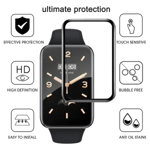 محافظ صفحه نمایش نانو ام‌گلس مدل GLS-Pmma مناسب برای ساعت هوشمند شیائومی Mi Band 7 Pro 44mm بسته دو عددی