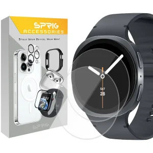 محافظ صفحه نمایش اسپریگ مدل SH-SPG مناسب برای ساعت هوشمند سامسونگ Galaxy Watch 8 40mm مجموعه 2 عددی