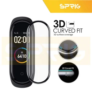 محافظ صفحه نمایش اسپریگ مدل Pmma-SPG مناسب برای ساعت هوشمند شیائومی Mi band 10 مجموعه 2 عددی