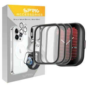 محافظ صفحه نمایش نانو اسپریگ مدل Pmma-SPG مناسب برای ساعت هوشمند امیزفیت Active بسته سه عددی