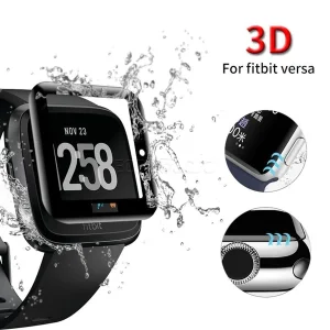 محافظ صفحه نمایش بادیگارد مدل PMMA مناسب برای ساعت هوشمند فیت بیت 1 Versa