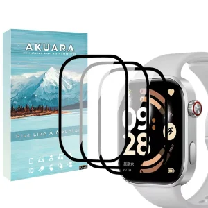 محافظ صفحه نمایش آکوآرا مدل PMMA مناسب برای ساعت هوشمند شیائومی Redmi Watch 6 Lite 47mm بسته 3 عددی