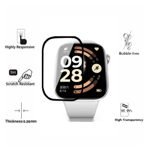 محافظ صفحه نمایش آکوآرا مدل PMMA مناسب برای ساعت هوشمند شیائومی Redmi Watch 6 Lite 47mm بسته 3 عددی