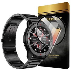 محافظ صفحه نمایش گلس استار مدل GWPM مناسب برای ساعت هوشمند شیائومی Mibro X1