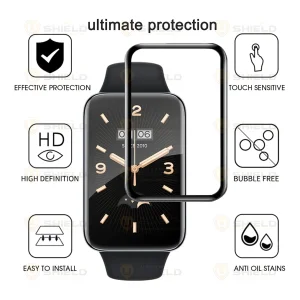 محافظ صفحه نمایش آلتیمیت شیلد مدل Nano Pmma مناسب برای ساعت هوشمند شیائومی Mi Band 7 Pro بسته سه عددی
