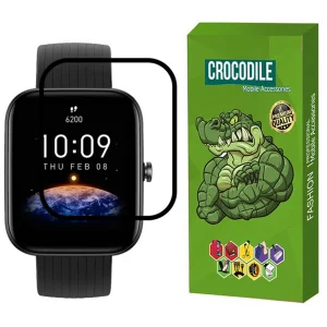 محافظ صفحه نمایش کروکودیل مدل C-PWM مناسب برای ساعت هوشمند امیزفیت Amazfit Bip 3 - Bip 3 Pro