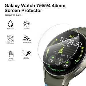 محافظ صفحه نمایش شیشه ای بادیگارد مدل GW مناسب برای ساعت هوشمند سامسونگ Galaxy Watch 7 40 mm بسته 3 عددی
