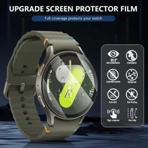 محافظ صفحه نمایش شیشه ای بادیگارد مدل GW مناسب برای ساعت هوشمند سامسونگ Galaxy Watch 7 40 mm بسته 3 عددی