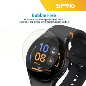 محافظ صفحه نمایش شیشه ای اسپریگ مدل SH-SP مناسب برای ساعت هوشمند سامسونگ Galaxy Watch 7 40mm مجموعه 2 عددی