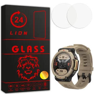 محافظ صفحه نمایش لاین مدل RB007 مناسب برای ساعت هوشمند شیائومی Smart Watch Amazfit T Rex 2 بسته دو عددی