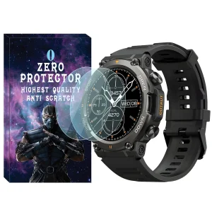 محافظ صفحه نمایش شیشه‌ای زیرو مدل SH-ZR مناسب برای ساعت هوشمند هپی تاچ K59 / K59 Pro بسته دو عددی
