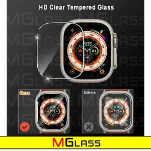 محافظ صفحه نمایش شیشه‌ای ام‌گلس مدل Glass-MG مناسب برای ساعت هوشمند ویرفیت X8 Ultra بسته دو عددی