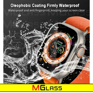 محافظ صفحه نمایش شیشه‌ای ام‌گلس مدل Glass-MG مناسب برای ساعت هوشمند ویرفیت X8 Ultra بسته دو عددی