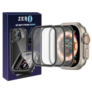 محافظ صفحه نمایش زیرو مدل Film Protector ZR مناسب برای اپل واچ Ultra 2 سایز 49 میلی متری بسته سه عددی
