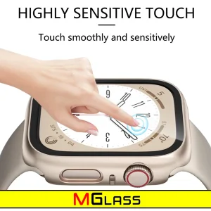 کاور ام‌گلس مدل MG-360 مناسب برای اپل واچ Series 8 Aluminum 41mm / Series 7 Aluminum 41mm به همراه محافظ صفحه نمایش