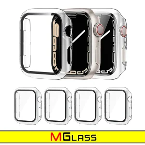 کاور ام‌گلس مدل MG-360 مناسب برای اپل واچ Series 8 Aluminum 41mm / Series 7 Aluminum 41mm به همراه محافظ صفحه نمایش
